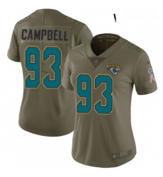 Womens Nike Jacksonville Jaguars 93 Calais Campbell Limited Olive 2017 Salute to Service NFL Jersey Womens Nike Jacksonville Jaguars 93 Calais Campbell Limited Olive 2017 Salute to Service NFL Jersey