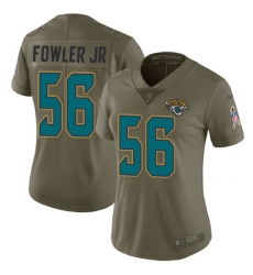 Womens Nike Jaguars #56 Dante Fowler Jr Olive Stitched NFL Limited 2017 Salute to Service Jersey Womens Nike Jaguars #56 Dante Fowler Jr Olive Stitched NFL Limited 2017 Salute to Service Jersey