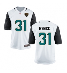 Youth Jacksonville Jaguars #31 Jalen Myrick White Jersey Youth Jacksonville Jaguars #31 Jalen Myrick White Jersey