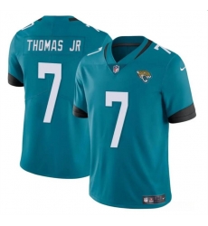Youth Jacksonville Jaguars 7 Brian Thomas Jr Teal 2024 Draft Vapor Untouchable Limited Stitched Jersey Youth Jacksonville Jaguars 7 Brian Thomas Jr Teal 2024 Draft Vapor Untouchable Limited Stitched Jersey