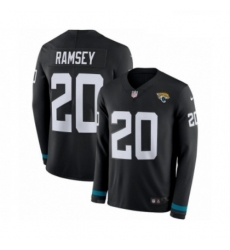 Youth Nike Jacksonville Jaguars 20 Jalen Ramsey Limited Black Therma Long Sleeve NFL Jersey Youth Nike Jacksonville Jaguars 20 Jalen Ramsey Limited Black Therma Long Sleeve NFL Jersey
