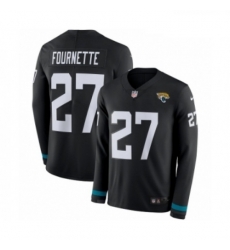 Youth Nike Jacksonville Jaguars 27 Leonard Fournette Limited Black Therma Long Sleeve NFL Jersey Youth Nike Jacksonville Jaguars 27 Leonard Fournette Limited Black Therma Long Sleeve NFL Jersey