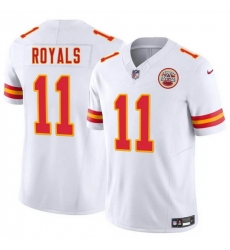 Men Kansas City Chiefs 11 Jalen Royals White 2025 Draft F U S E Vapor Untouchable Limited Stitched Football Jersey Men Kansas City Chiefs 11 Jalen Royals White 2025 Draft F U S E Vapor Untouchable Limited Stitched Football Jersey
