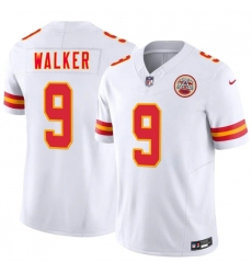 Men Kansas City Chiefs  9 Kenneth Walker III White 2026 F U S E  Vapor Untouchable Limited Stitched Football Jersey