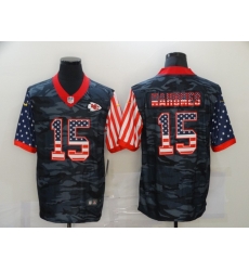 Nike Kansas City Chiefs 15 Patrick Mahomes Black Camo USA Flag Limited Jersey Nike Kansas City Chiefs 15 Patrick Mahomes Black Camo USA Flag Limited Jersey