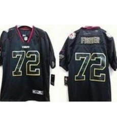 Nike Kansas City Chiefs 72 Eric Fisher Black Elite Light Out NFL Jersey Nike Kansas City Chiefs 72 Eric Fisher Black Elite Light Out NFL Jersey
