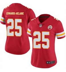 Women Kansas City Chiefs 25 Clyde Edwards Helaire Red Vapor Untouchable Stitched NFL Jersey Women Kansas City Chiefs 25 Clyde Edwards Helaire Red Vapor Untouchable Stitched NFL Jersey