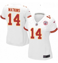Womens Nike Kansas City Chiefs 14 Sammy Watkins Game White NFL Jersey Womens Nike Kansas City Chiefs 14 Sammy Watkins Game White NFL Jersey
