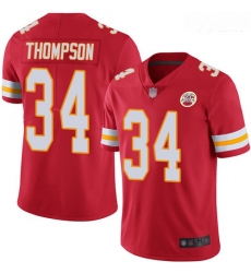 Chiefs #34 Darwin Thompson Red Team Color Youth Stitched Football Vapor Untouchable Limited Jersey Chiefs #34 Darwin Thompson Red Team Color Youth Stitched Football Vapor Untouchable Limited Jersey