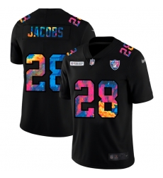 Las Vegas Raiders 28 Josh Jacobs Men Nike Multi Color Black 2020 NFL Crucial Catch Vapor Untouchable Limited Jersey Las Vegas Raiders 28 Josh Jacobs Men Nike Multi Color Black 2020 NFL Crucial Catch Vapor Untouchable Limited Jersey
