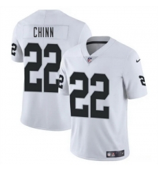 Men Las Vegas Raiders 22 Jeremy Chinn White 2025 Vapor Stitched Football Jersey
