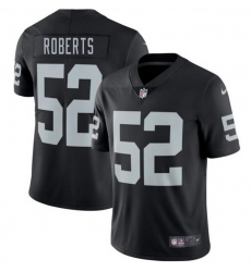Men Las Vegas Raiders 52 Elandon Roberts Black 2025 Vapor Stitched Football Jersey