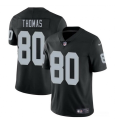 Men Las Vegas Raiders 80 Ian Thomas Black 2025 Vapor Stitched Football Jersey