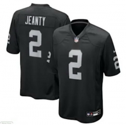 Men Los Angeles Raiders Ashton Jeanty #2 Black Vapor Limited Stitched Jersey