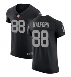 Men Nike Raiders #88 Clive Walford Black Team Color Stitched NFL Vapor Untouchable Elite Jersey Men Nike Raiders #88 Clive Walford Black Team Color Stitched NFL Vapor Untouchable Elite Jersey