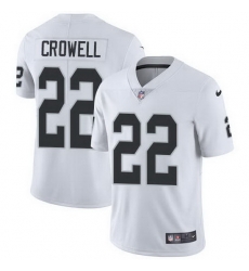 Nike Raiders 22 Isaiah Crowell White Men Stitched NFL Vapor Untouchable Limited Jersey Nike Raiders 22 Isaiah Crowell White Men Stitched NFL Vapor Untouchable Limited Jersey
