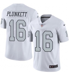Nike Raiders #16 Jim Plunkett White Youth Stitched NFL Limited Rush Jersey Nike Raiders #16 Jim Plunkett White Youth Stitched NFL Limited Rush Jersey