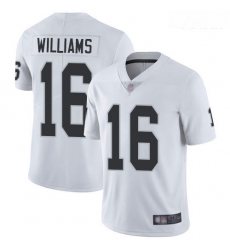 Raiders #16 Tyrell Williams White Youth Stitched Football Vapor Untouchable Limited Jersey Raiders #16 Tyrell Williams White Youth Stitched Football Vapor Untouchable Limited Jersey