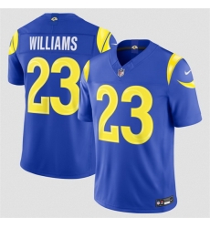 Men Los Angeles Rams Kyren Williams Royal 2026 F U S E Vapor Limited Stitched Football Jersey Men Los Angeles Rams Kyren Williams Royal 2026 F U S E Vapor Limited Stitched Football Jersey