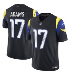 Women Los Angeles Rams 17 Davante Adams Black 2025 F U S E Rivalries Vapor Limited Stitched Jersey Women Los Angeles Rams 17 Davante Adams Black 2025 F U S E Rivalries Vapor Limited Stitched Jersey