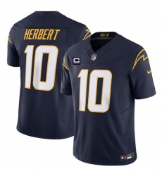 Men Los Angeles Chargers 10 Justin Herbert Navy 2024 F U S E With 4 Star C Patch Vapor Untouchable Limited Stitched Jersey Men Los Angeles Chargers 10 Justin Herbert Navy 2024 F U S E With 4 Star C Patch Vapor Untouchable Limited Stitched Jersey