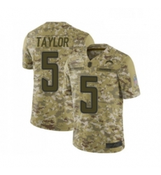 Men Los Angeles Chargers 5 Tyrod Taylor Limited Camo 2018 Salute to Service Football Jersey Men Los Angeles Chargers 5 Tyrod Taylor Limited Camo 2018 Salute to Service Football Jersey