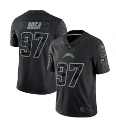 Men Los Angeles Chargers 97 Joey Bosa Black Reflective Limited Stitched Football Jersey Men Los Angeles Chargers 97 Joey Bosa Black Reflective Limited Stitched Football Jersey
