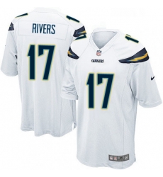 Men Nike Los Angeles Chargers 17 Philip Rivers Game White NFL Jersey Men Nike Los Angeles Chargers 17 Philip Rivers Game White NFL Jersey