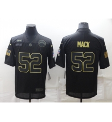 Men's Los Angeles Chargers #52 Khalil Mack Black Salute To Service Limited Stitched Jersey Men's Los Angeles Chargers #52 Khalil Mack Black Salute To Service Limited Stitched Jersey