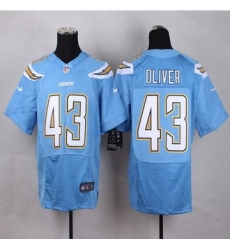 New San Diego Chrgers #43 Branden Oliver Electric Blue Alternate Men Stitched NFL New Elite Jersey New San Diego Chrgers #43 Branden Oliver Electric Blue Alternate Men Stitched NFL New Elite Jersey