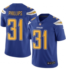 Nike Chargers 31 Adrian Phillips Electric Blue Mens Stitched NFL Limited Rush Jersey Nike Chargers 31 Adrian Phillips Electric Blue Mens Stitched NFL Limited Rush Jersey