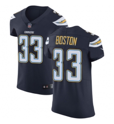 Nike Chargers #33 Tre Boston Navy Blue Team Color Mens Stitched NFL Vapor Untouchable Elite Jersey Nike Chargers #33 Tre Boston Navy Blue Team Color Mens Stitched NFL Vapor Untouchable Elite Jersey