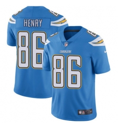 Nike Chargers #86 Hunter Henry Electric Blue Alternate Mens Stitched NFL Vapor Untouchable Limited Jersey Nike Chargers #86 Hunter Henry Electric Blue Alternate Mens Stitched NFL Vapor Untouchable Limited Jersey