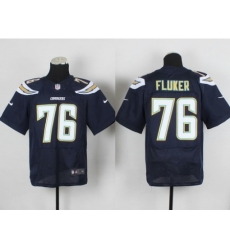 Nike San Diego Chargers 76 D.J. Fluker Dark Blue Elite NFL Jersey Nike San Diego Chargers 76 D.J. Fluker Dark Blue Elite NFL Jersey