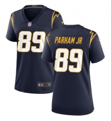 Women Los Angeles Chargers 89 Donald Parham Jr Navy Stitched Game Jersey Run Small Women Los Angeles Chargers 89 Donald Parham Jr Navy Stitched Game Jersey Run Small