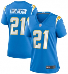 Women Los Angeles Chargers LaDainian Tomlinson Powder Blue 2020 Vapor Limited Jersey Women Los Angeles Chargers LaDainian Tomlinson Powder Blue 2020 Vapor Limited Jersey
