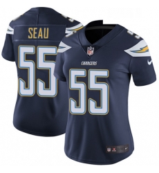 Womens Nike Los Angeles Chargers 55 Junior Seau Navy Blue Team Color Vapor Untouchable Limited Player NFL Jersey Womens Nike Los Angeles Chargers 55 Junior Seau Navy Blue Team Color Vapor Untouchable Limited Player NFL Jersey