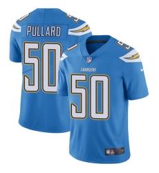 Youth Los Angeles Chargers #50 Hayes Pullard Electric Blue Jersey Youth Los Angeles Chargers #50 Hayes Pullard Electric Blue Jersey