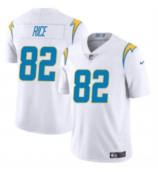 Youth Los Angeles Chargers 82 Brenden Rice White 2024 Draft Vapor Limited Stitched Football Jersey Youth Los Angeles Chargers 82 Brenden Rice White 2024 Draft Vapor Limited Stitched Football Jersey