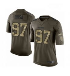 Youth Los Angeles Chargers 97 Joey Bosa Elite Green Salute to Service Football Jersey Youth Los Angeles Chargers 97 Joey Bosa Elite Green Salute to Service Football Jersey