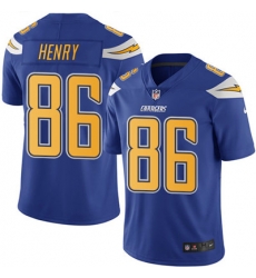 Youth Nike Chargers #86 Hunter Henry Electric Blue Stitched NFL Limited Rush Jersey Youth Nike Chargers #86 Hunter Henry Electric Blue Stitched NFL Limited Rush Jersey