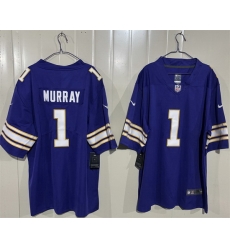 Men Minnesota Vikings  1 Kyler Murray Purple 2025 Throwback Vapor Untouchable Limited Stitched Jersey
