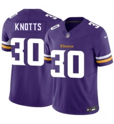 Men Minnesota Vikings 30 Shaleak Knotts Purple 2026 Draft F U S E Vapor Untouchable Limited Stitched Jersey Men Minnesota Vikings 30 Shaleak Knotts Purple 2026 Draft F U S E Vapor Untouchable Limited Stitched Jersey