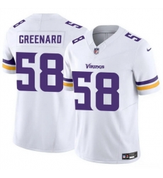 Men Minnesota Vikings 58 Jonathan Greenard White 2025 F U S E  Vapor Untouchable Limited Stitched Jersey