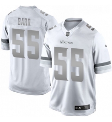 Mens Nike Minnesota Vikings 55 Anthony Barr Limited White Platinum NFL Jersey Mens Nike Minnesota Vikings 55 Anthony Barr Limited White Platinum NFL Jersey