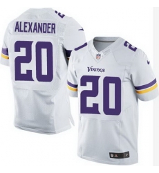 Nike Vikings #20 Mackensie Alexander White Mens Stitched NFL Elite Jersey Nike Vikings #20 Mackensie Alexander White Mens Stitched NFL Elite Jersey