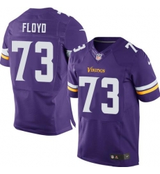 Nike Vikings #73 Sharrif Floyd Purple Team Color Mens Stitched NFL Elite Jersey Nike Vikings #73 Sharrif Floyd Purple Team Color Mens Stitched NFL Elite Jersey