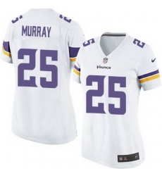 Nike Vikings #25 Latavius Murray White Womens Stitched NFL Elite Jersey Nike Vikings #25 Latavius Murray White Womens Stitched NFL Elite Jersey