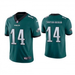 Men Philadelphia Eagles 14 Dorian Thompson Robinson Green 2024 New F U S E  Vapor Untouchable Limited Stitched Football Jersey