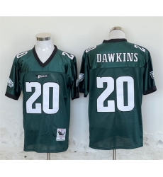 Men Philadelphia Eagles 20 Brian Dawkins Green Stitched Football Jersey Men Philadelphia Eagles 20 Brian Dawkins Green Stitched Football Jersey